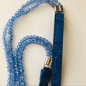 Beaded Leather Belt